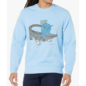 Lacoste Men's Long Sleeve Classic Sex Education Netflix Crewneck Sweatshirt L